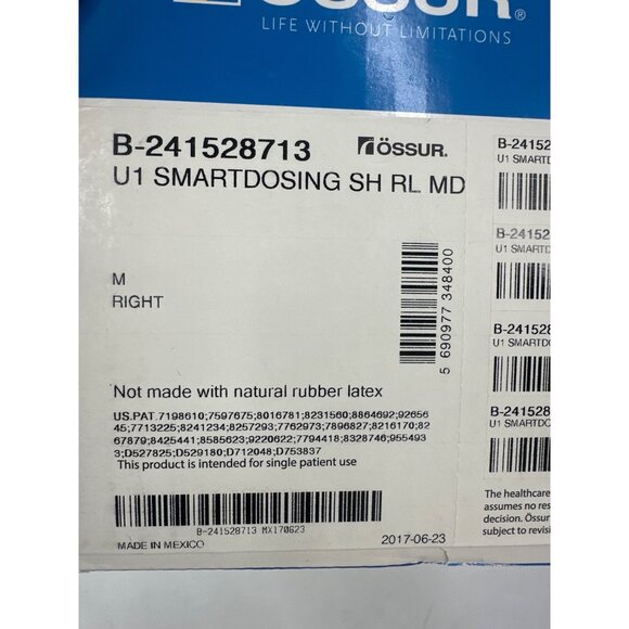 Ossur Unloader One Gray XT Knee Brace With SmartDosing Medium Right NEW - Picture 2 of 5